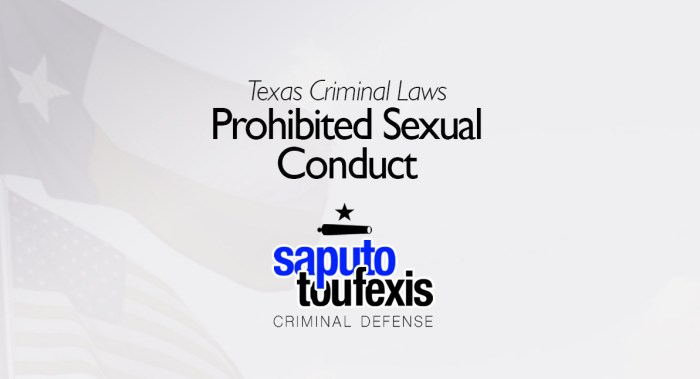 Prohibited sexual conduct texas penal code