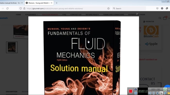 Munson young and okiishi's fundamentals of fluid mechanics 9th edition